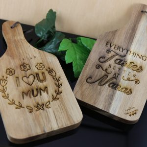 Mini Custom Chopping Board personalised engraved Mothers day Christmas Gift