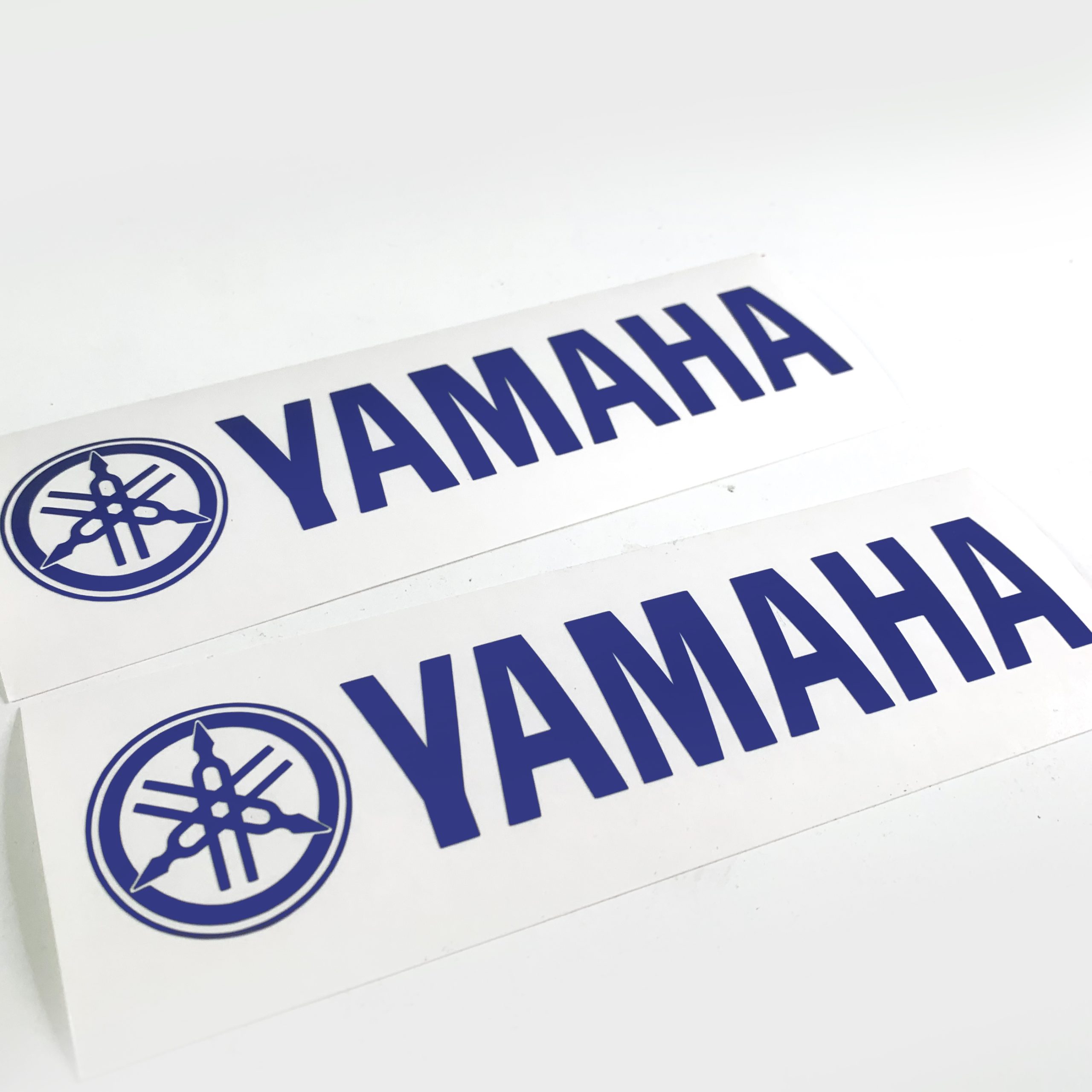 Yamaha Decal Sticker 3M Self adhesive motorbike Jet ski blue Set of 2