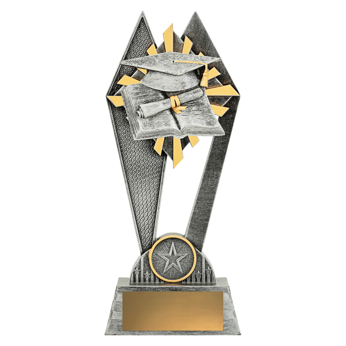 Personalised Trophy Award Academic Peak Laser Engraving