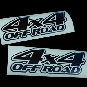 4 X 4 Off Road Sticker 3m Self Adhesive Black Set Of 2